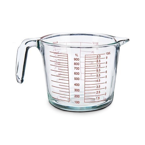 JARRA MEDIDORA VIVALTO 1L VIDRIO